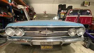 1960 Impala First fire up, and shop updates.