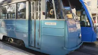 Sweden, Stockholm, heritage tram ride from Nybroplan to Gröna Lund