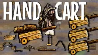 How To Make Hand Cart in One Hour One Life | OHOL Short Guide #01
