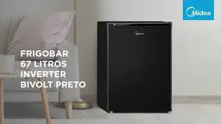 Frigobar Inverter Bivolt 67L Preto Midea
