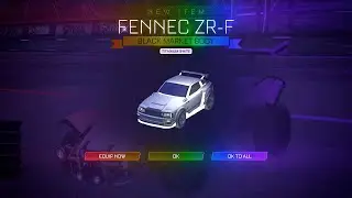 PLAYING ROCKET LEAGUE WITH THE *NEW* TITANIUM WHITE FENNEC ZR-F CAR!