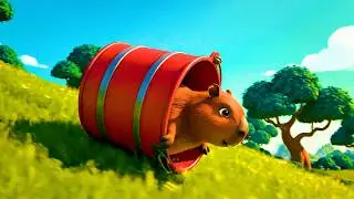 🐾 Capybara Saves the Day | Cute Anti-Stress Cartoon Adventure