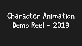 Frank Summers - Character Animation Demo Reel - 2019