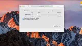 macOS - How To Change Computer Sleep Settings [Tutorial]