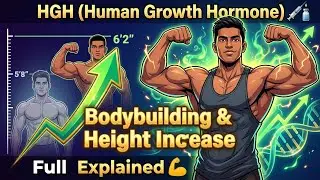 HGH ( Human Growth Hormone ) | Bodybuilding & Height Increase | Full Explained