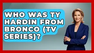 Who Was Ty Hardin From Bronco (TV Series)? - Im a 50s Baby