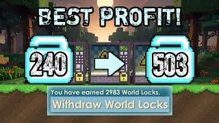BEST PROFIT in Growtopia! How to GET RICH FAST in 2026! (EASY DLS)