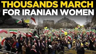 IRAN PROTESTS LIVE | Thousands March in Solidarity with Iranian Women in French Capital