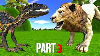 Indoraptor Fights Lion King | Indominus Rex Arrives | Part 3