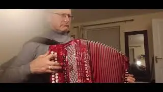 Прощайте, скалистые горы (Farewell, rocky mountains) played on garmonika.