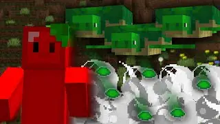 I Turned TURTLES into BOMBER PLANES in Minecraft
