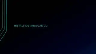 Lesson 2: Angular - Installation