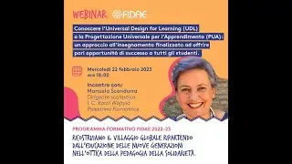 Conoscere l’Universal Design for Learning (UDL)  22 febbraio 2023