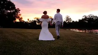 Beautiful Wedding & Sunset 💕 Christ Centered | Wolf Hill Venue Loranger, La