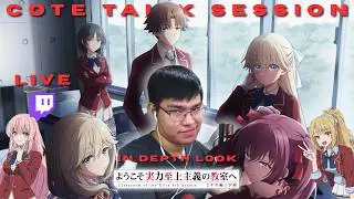 Classroom of the Elite Season 4 LIVE TALK SESSION (FULL CLIP)