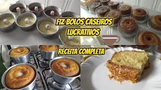 BOLOS CASEIROS PARA VENDER l 3 SABORES DE BOLO CASEIRO MAIS VENDIDOS l RECEITA DETALHADA E DICAS