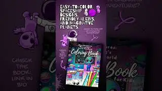 👽🚀 COLOR THE GALAXY! (48 Pages  of Alien Fun!) 🌟Grab Yours Now!👉 #ColoringBook #SpaceFun #Aliens