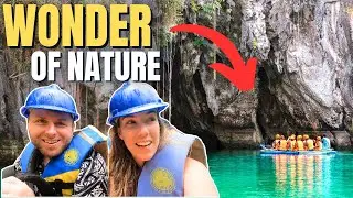 Explore the jaw-dropping UNDERGROUND RIVER in Palawan, Philippines 🌴