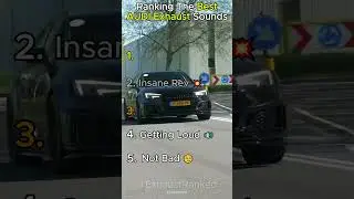 Ranking the Best AUDI Exhaust Sounds 🔥 #48 #shorts