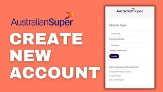 How to Create/Open Australian Super Account | Australian Super Sign Up
