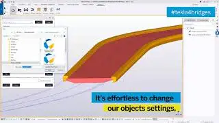 How to update the bridge model after road alignment change   Tekla for Bridge Design