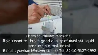 chemical milling maskant, maskant, anodizing masking liquid