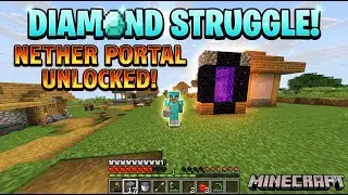 Died MULTIPLE Times for DIAMONDS & NETHER PORTAL! | Minecraft Survival Ep 2
