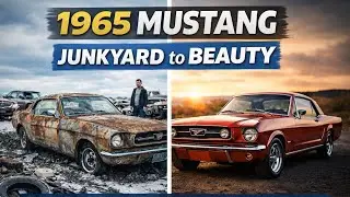 ASMR Car Restoration | 1965 Ford Mustang | Junkyard to Beauty