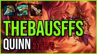 THEBAUSFFS - QUINN - EUW Grandmaster - Patch 11.3 QUADRAKILL