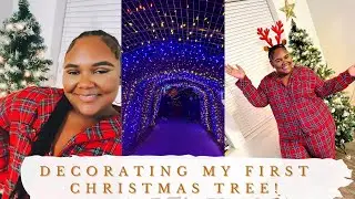 Late Christmas/Holiday VLOG | Christmas Lights| Driving Through a Stadium?| Tree Decorating & More!