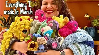 Spring Crochet Pattern Round-up + Everything I made in March 2025