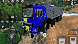 INDIAN BARATH BENZS TIPPER TRACK DRIVING OFF ROAD IN HEAVY 12 WHEELER  | BUS SIMULATOR INDONESIA |
