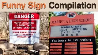 Funny Sign Compilation That Makes You Wonder Who Approved These Signs || Sign Hub