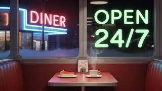 Lofi Mix Chill Music for Focus & Pure Nostalgia in a Retro American Diner