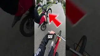 How Did Bro Do That🤯 #shorts #viral #pov #wheelie #ebike #surron #bikelife #bmx #youtubeshorts