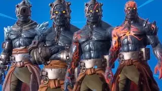 Fortnite: SNOWFALL SKIN EDIT STYLES SEASON 7
