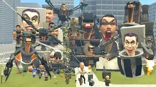 NEW TV SKIBIDI TOILET AND SKIBID TESLA VS UPGRADED TITAN CAMERA MAN,TV WOMAN! SPARTAN KICKING | GMOD