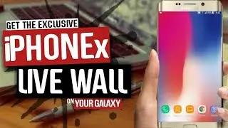 iPhone X &mdash; Live wallpaper on any Samsung Galaxy phone  &mdash;