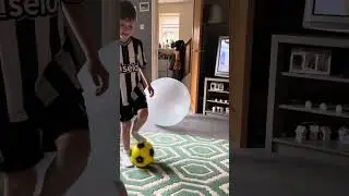 We got a wubble bubble ball, 2 new balls and euro cards and played with them