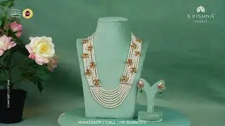 Get Ready to Be Blown Away By This Gold Pearl Haar from&nbsp;@KrishnaPearlsHyderabad!