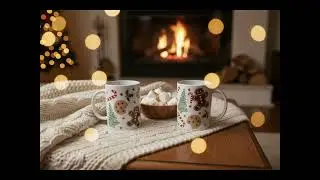White Ceramic Holiday Treats Christmas Mug