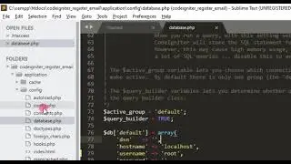 Creating a CodeIgniter Signup From with Email Verification Tutorial