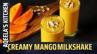 Velvety Mango Bliss: Indulge in the Creamy Mango Milkshake