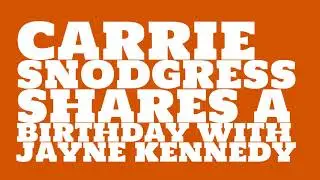 Who does Carrie Snodgress share a birthday with?