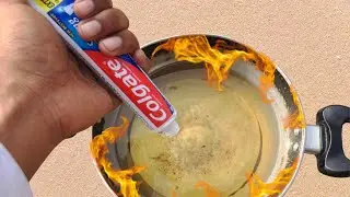Boiling Colgate In Hot Oil experiment | Hot oil vs colgate experiment | Hot oil experiment