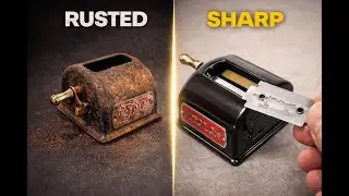 From Rust to Razor Sharp | Restoring an Old Blade Sharpener
