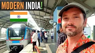 Поездка на метро Хайдарабада за 0,50 доллара 🇮🇳 — вторая по длине в Индии