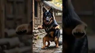 Funny German Shepherd Dog Dance | Cute Pet Dance Video | Dog Shorts | German Shepherd Fun Moments
