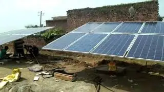 5 hp Solar water pump at 80%subsidy by peda installed in machhiwara
