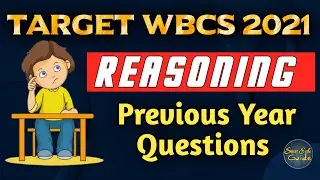 Target WBCS 2021 || Reasoning short tricks || WBCS PYQs || SmartEdu Guide